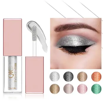 3.8 G Glitter Liquid Eyeshadow Impermeável Duração De Brilho Metalizado Fácil Para Maquiagem Profissional Olho Cintilante Sombra
