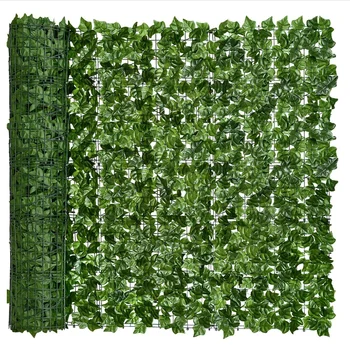50X300cm Artificial Ivy Hedge de Folha Verde Painéis de Vedação Falso planta de Privacidade Cerca de Tela para a Home do Exterior, Jardim, Varanda Decoração
