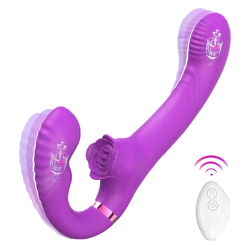 Elétrica Vibrador para as Mulheres Vaginais, Clitóris Dupla Estimulação Massagem AV Vara de Brinquedos Sexuais de Silicone de Vários Jogabilidade Adultos Brinquedos