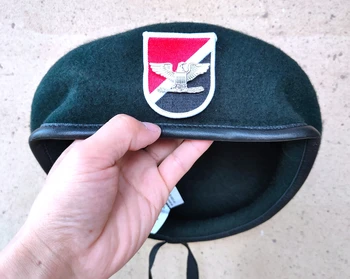 Exército dos EUA 6ª das Forças Especiais do Grupo de Lã Escuro, Verde Beret CORONEL ÁGUIA de GUERRA PÁSSARO DISPOSITIVO INSÍGNIA de Todos os Tamanhos Chapéu de 1963~1971