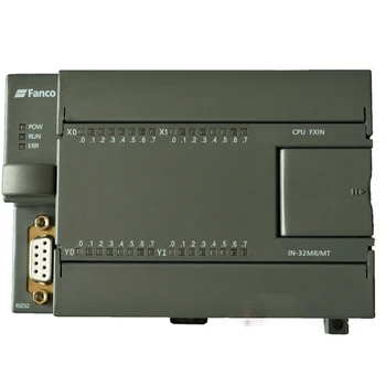 FANCO PLC, painel de controlo industrial FX1N controlador programável EM 32MR/MT FX1N-32MR relé FX1N-32MT transistor de saída do CLP