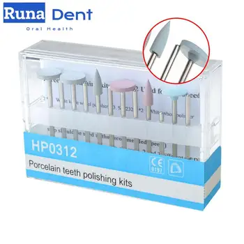 Hp0312 Dental, Dentes de Porcelana Polimento Kit para Baixa Velocidade da peça de mão de Ferramentas Simples Polimento de Restauração Kit para Porcelana