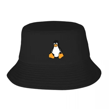 Linux, o Tux Pingouin Adultos Pescador Chapéu de Bob Balde de Chapéus Homens Mulheres Caps pescador Chapéu Menina Menino de Chapéu