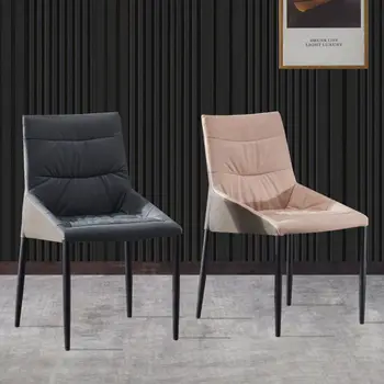 Mobília de sala de jantar cadeira de jantar moderna, simples Nórdicos quarto de lazer cadeira de cosméticos cadeira de luz extravagante para trás da cadeira