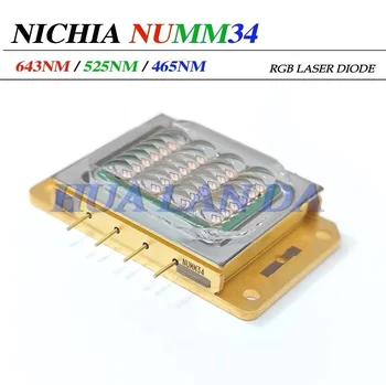 NICHIA NUMM34 465nm 29w /525nm 11,5 w /643nm 25w RGB laser de diodo(NOVO Original)