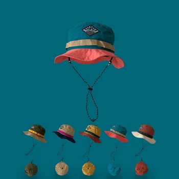 O japonês, de secagem Rápida e Compactáveis Chapéu de Pescador Chapéu de Mulheres Sol de Verão Caminhadas Saco de Montanhismo de Lazer, Férias Viseira Chapéu de Balde