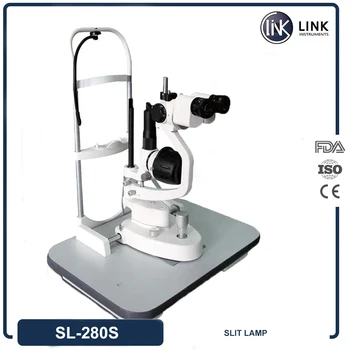 Oftalmologia Digital Lâmpada de Fenda Microscópio com Iluminação Led Óptico do Olho de Teste, Incluindo Elétrica Tabela SL-280S