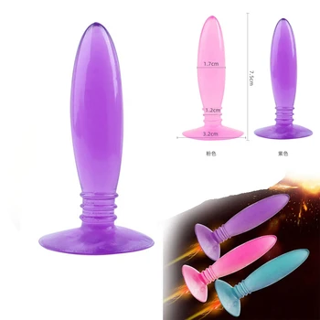 Plug Anal em Silicone Brinquedos Sexuais para Casais Bala de Forma Plug anal Sexo Estimulação Brinquedos para Adultos do sexo Masculino Feminino Íntimo Bens