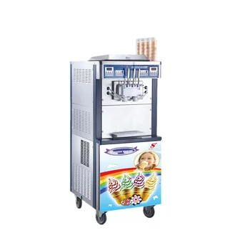 Profissional Cone de Fazer sorvete italiano de Máquinas Softy Automática de sorvete Soft Machine