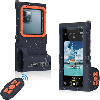 Profissional de 15m/50 Mergulho, Surf Piscina de Mergulho Foto de Vídeo Bluetooth Waterproof Case para Samsung S23 Ultra 14 Pro Max.