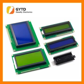 TZT Módulo LCD Para o Arduino LCD0802 LCD1602 LCD2004 LCD12864 LCD Caráter UNO R3 Mega2560 Apresentar PCF8574T IIC Interface I2C
