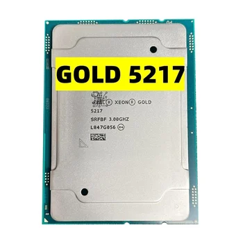 Usado Xeon OURO 5217 SRFBF 3.00 GHz 11 MB de Cache Inteligente De 8-Núcleos De 16 Thread 115W LGA3647 CPU Processador GOLD5217 Frete Grátis
