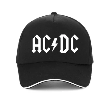 Verão Impresso Homens Rock cap moda de heavy metal AC DC boné de Beisebol Casual Homens Mulheres AC/DC os Fãs de rock chapéu