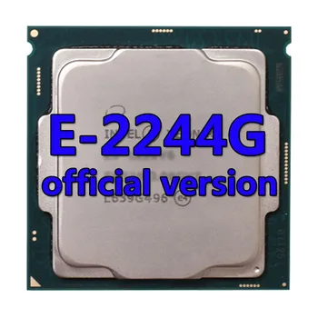 Xeon CPU E-2244G versão oficial da CPU 8MB DE 3,8 GHZ 4Core/8Thread 71W Processador LGA-1151 PARA C240 placa-Mãe