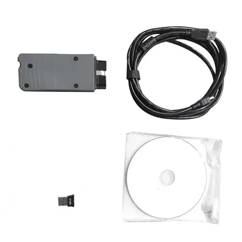 5054A USB Suporte a Versão mais Recente Versão OD -E V14.1 5054A Completo-Cinza-Preto de Plástico Carro Ferramentas de Diagnóstico Para Skoda