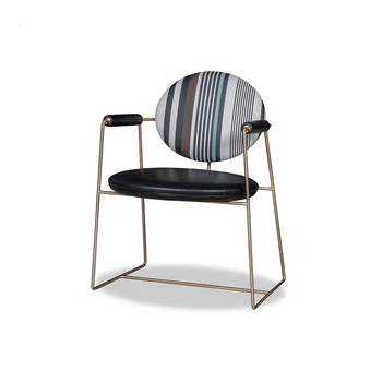Luxo Cadeiras de Design italiano Minimalista Encosto de Braço de Longue Lazer Nórdicos Cadeira Apartamento cadeiras para pequenos espaços do Salão de Móveis de YH