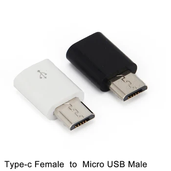 Micro USB B Macho para USB Tipo C Fêmea Adaptador Conversor Conector para Android Telefone Inteligente de Carga de Transferência de Dados