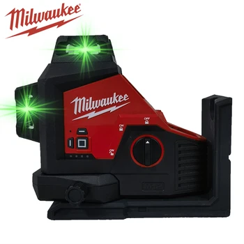 Milwaukee M12 3PLA-0C Nível Laser 3x360 Auto Nível de 3D 12 Linhas Verde Cruzado do Feixe de laser de Linha Para a Decoração Interior e Exterior