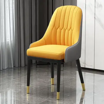Moderno Nórdicos minimalista de ferro forjado café mesas e cadeiras criativo cadeiras de jantar