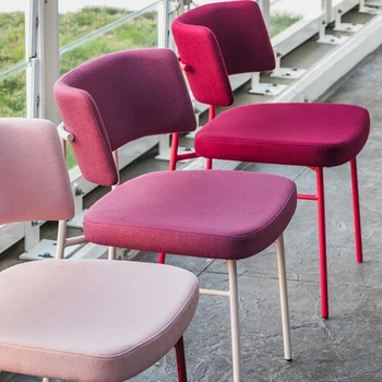 Veludo de Terceiros Escritório Cadeiras de Jantar Recurso Designer de Jardim de Luxo Cadeiras de Jantar Sala de estar Vaidade Cadeiras Móveis para a Casa QQ