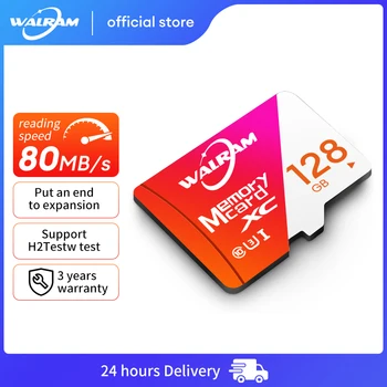 WALRAM Micro SSD para Cartão Mini SD 256G Cartão de Memória 64G cartao de memoria de 32GB TF Cartão de 128GB V30 Flash Card para o Telefone/Xiaomi/Huawei