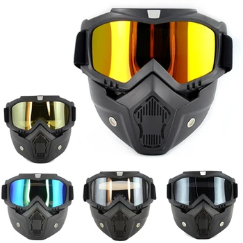 Óculos de proteção da motocicleta Off-Road, Capacete, Óculos de proteção à prova de Vento, Óculos, Óculos de proteção Máscara, Óculos de Esqui seguro espelho helmetty de protecção, máscaras de ski